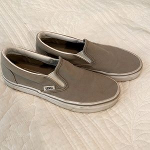 Vans Classic Slip On Wild Canvas Gray Shoes